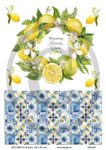 Ryžový papier na decoupage DEK445