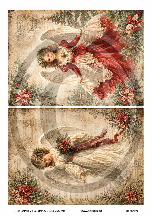 Ryžový papier na decoupage DEK489