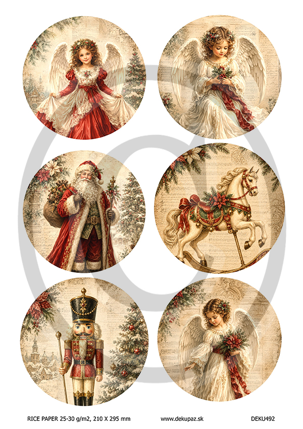 Ryžový papier na decoupage DEK492